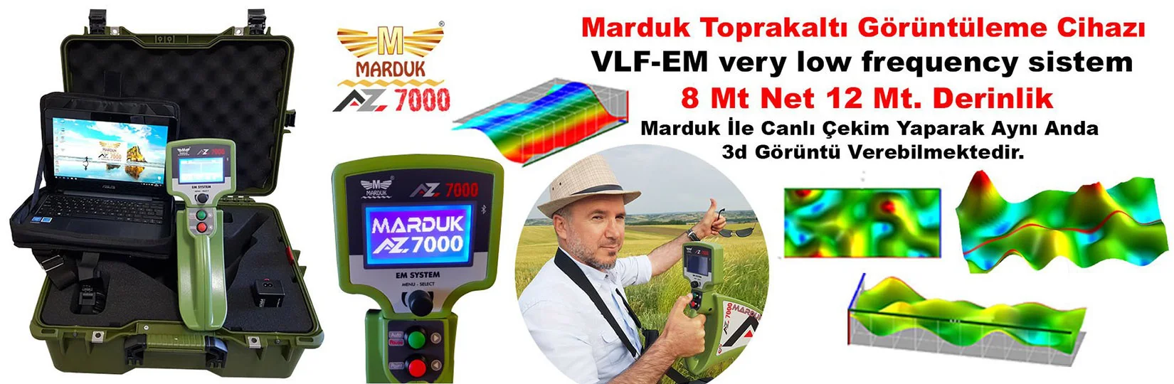 Marduk AZ 7000 Yer Altı Görüntüleme Radarı