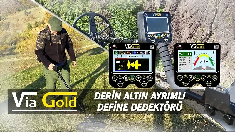 via-gold-altin-arama-dedektoru-metal dedektörü via gold, dedektör fiyatı via gold, altın ayrımlı via gold, altın dedektörü