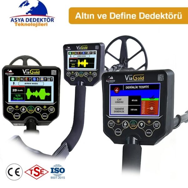 Via Gold Altın Arama Dedektörü, Via Gold Define Dedektörü, Asya Dedektör Fiyatları, Asya Dedektör Modelleri