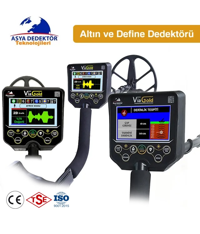 Via Gold Altın Arama Dedektörü, Via Gold Define Dedektörü, Asya Dedektör Fiyatları, Asya Dedektör Modelleri